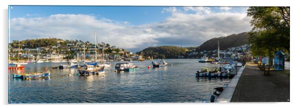 Dartmouth Estuary looking towards Kingswear. Acrylic by Maggie McCall