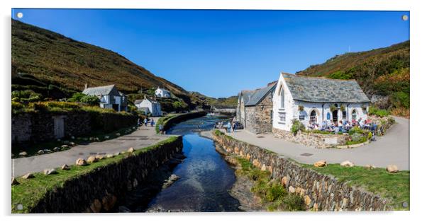 Boscastle Cornwall Acrylic by Maggie McCall