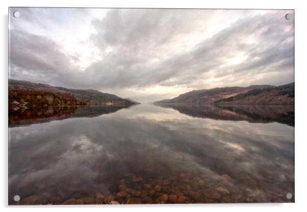 LOCH NESS (Viewed from the abbey) Acrylic by raymond mcbride