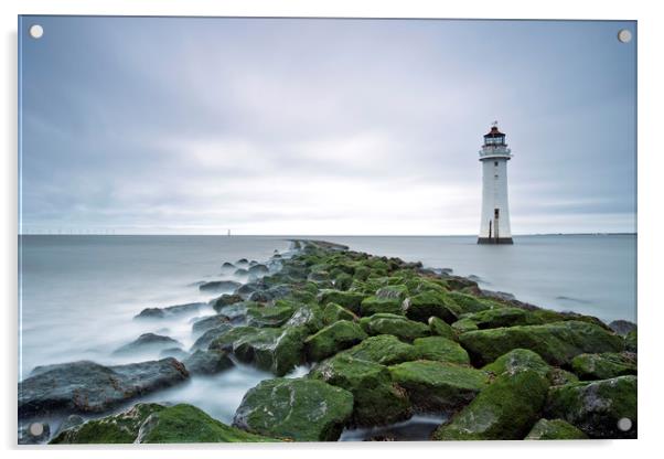 New Brighton Lighthouse (Above and Beyond) Acrylic by raymond mcbride