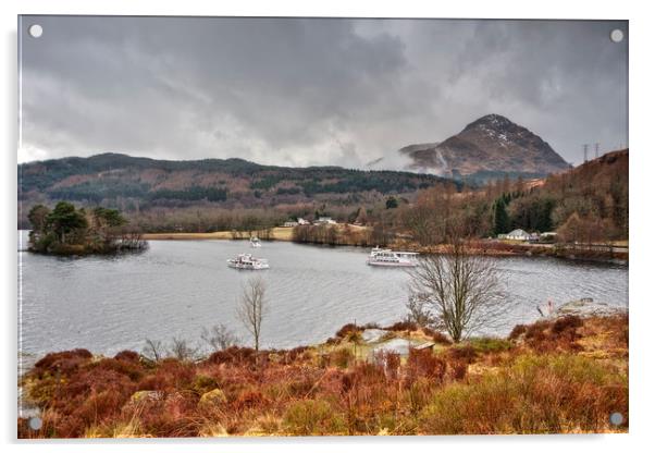 Loch Lomond Scottish Highlands Acrylic by raymond mcbride