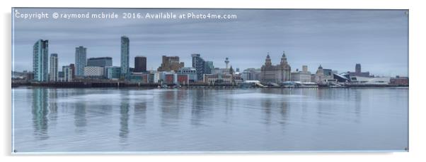 Liverpool Waterfront Acrylic by raymond mcbride