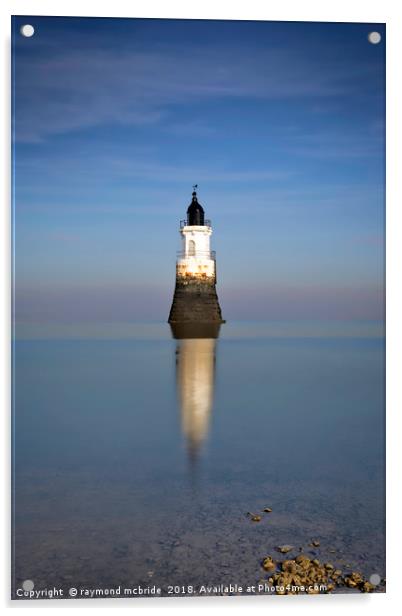 Plover Scar Lighthouse Acrylic by raymond mcbride