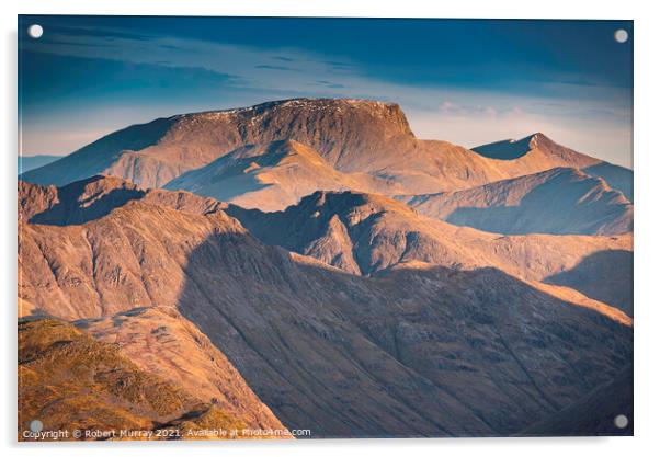 A Distant Nevis Acrylic by Robert Murray