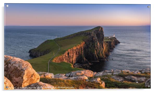 Neist Point Isle of Skye Acrylic by Robert Murray