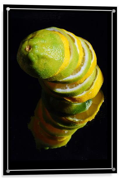 Lemon Acrylic by Art Magdaluyo