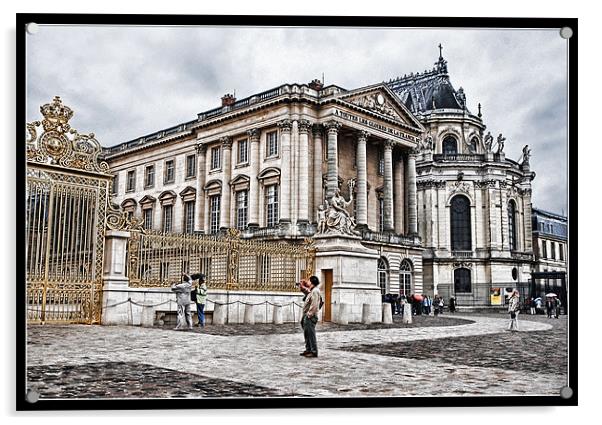 Chateau de Versailles Acrylic by Art Magdaluyo