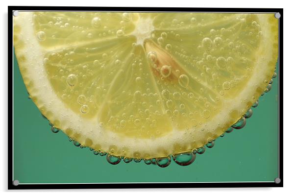 Lemon Acrylic by Art Magdaluyo