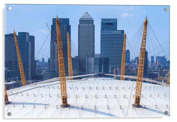 View over the Dome, Greenwich Acrylic by Paul Parkinson