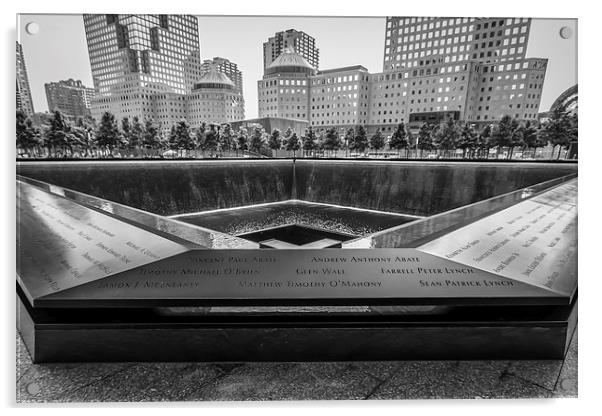 9/11 Memorial Acrylic by Paul Parkinson