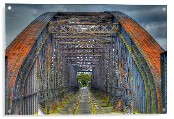 Spey bridge Acrylic by philip hendry