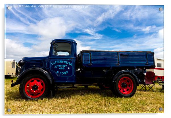 Classic truck Acrylic by Christopher Kelly
