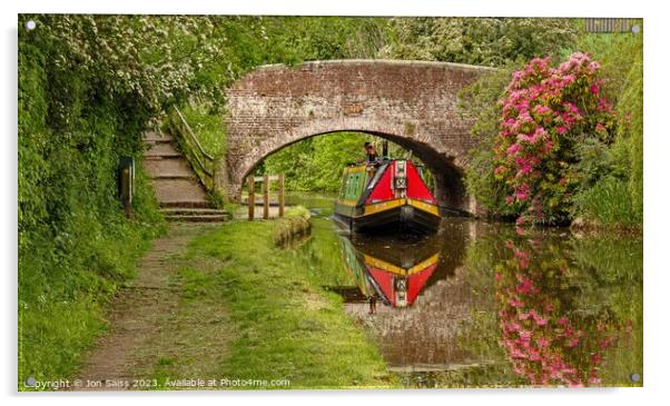 Canal use Acrylic by Jon Saiss