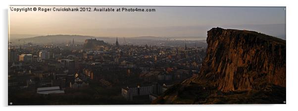 Arthur's Seat, Edinburgh Acrylic by Roger Cruickshank