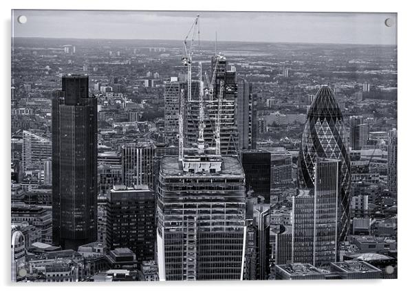 London City View Acrylic by Junwei Chu
