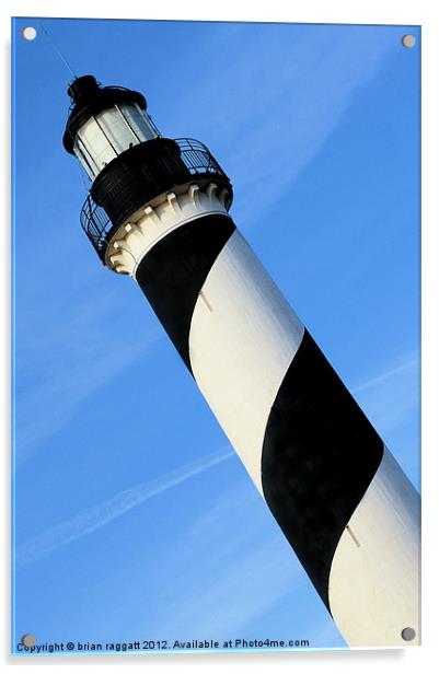 French Lighthouse Acrylic by Brian  Raggatt