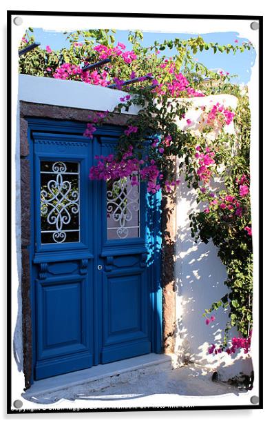 The Blue doors Acrylic by Brian  Raggatt