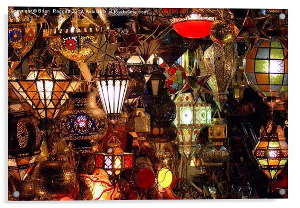 The light Shop Marrakesh Acrylic by Brian  Raggatt