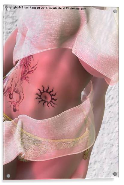  Material Girl's tattoo  Acrylic by Brian  Raggatt