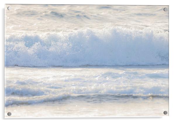 Breaking surf  Acrylic by Phil Crean