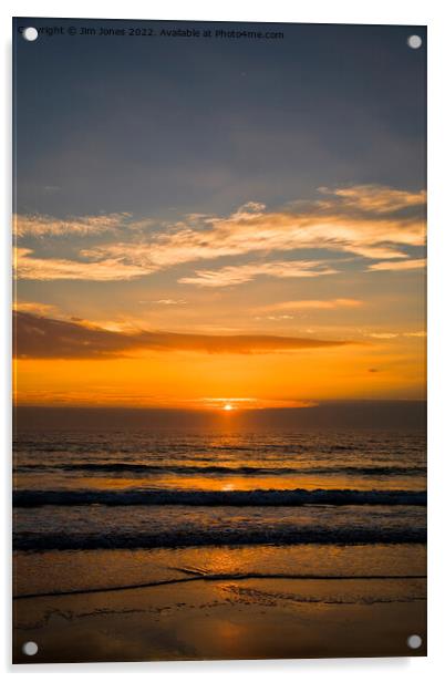Super September Sunrise Acrylic by Jim Jones