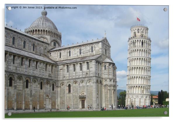 The Splendour of Pisa Acrylic by Jim Jones