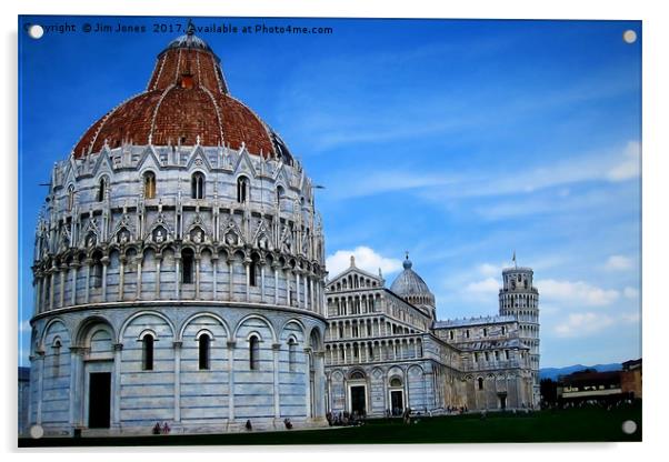 Artistic Pisa Acrylic by Jim Jones