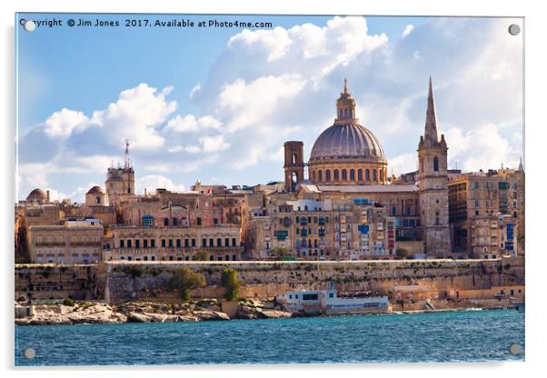 Valletta Acrylic by Jim Jones