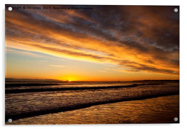 Another sunrise Acrylic by Jim Jones