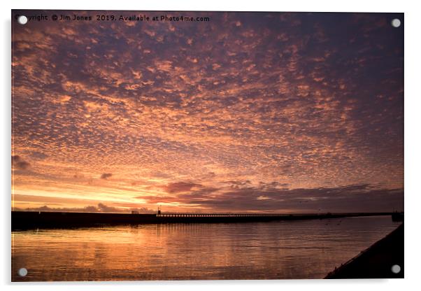 Coastal sunrise Acrylic by Jim Jones