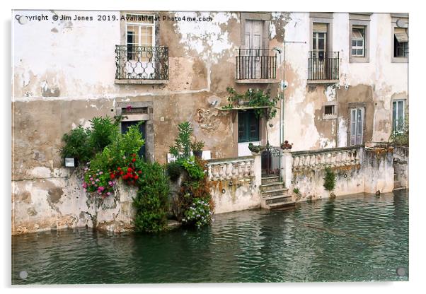 Shabby Chic in Portugal Acrylic by Jim Jones