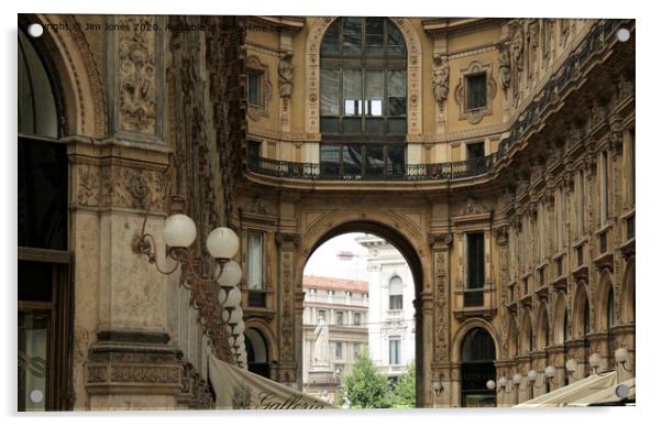 Galleria Vittorio Emanuele II, Milano Acrylic by Jim Jones