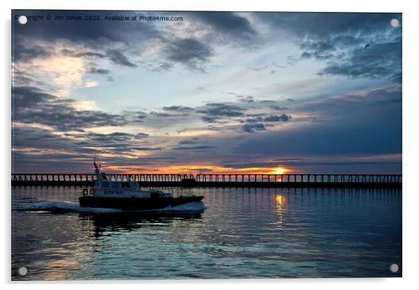 Early Start for the Pilot Cutter Acrylic by Jim Jones