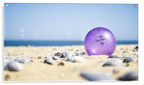 Summer On The Beach Acrylic by Daniel Sweeney