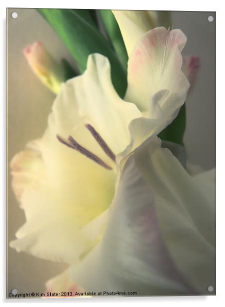 Gladiolus Acrylic by Kim Slater