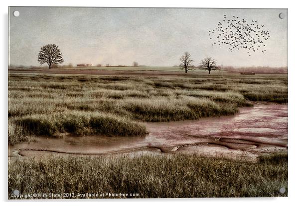 The Marsh Acrylic by Kim Slater