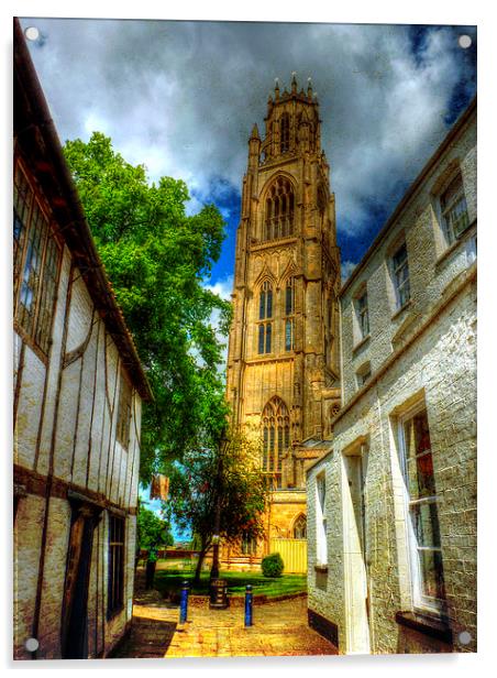  The Boston Stump Acrylic by Kim Slater