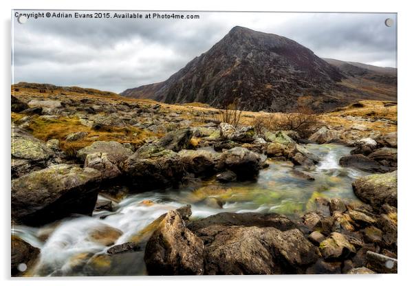 Pen Yr Ole Wen Acrylic by Adrian Evans