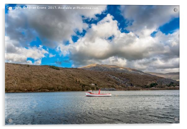 The Snowdon Star Boat  Acrylic by Adrian Evans