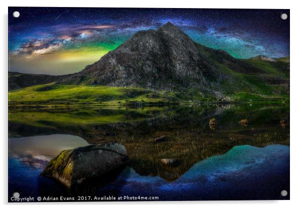 Sky Full Of Stars Acrylic by Adrian Evans