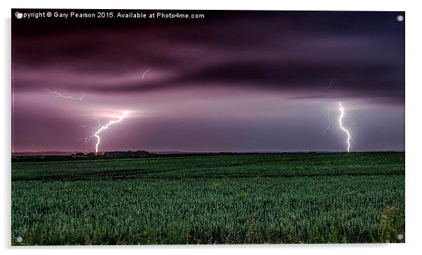 Thunderbolt and Lightning..........  Acrylic by Gary Pearson