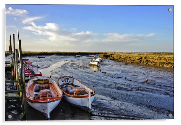Low tide at Morston     Acrylic by Gary Pearson