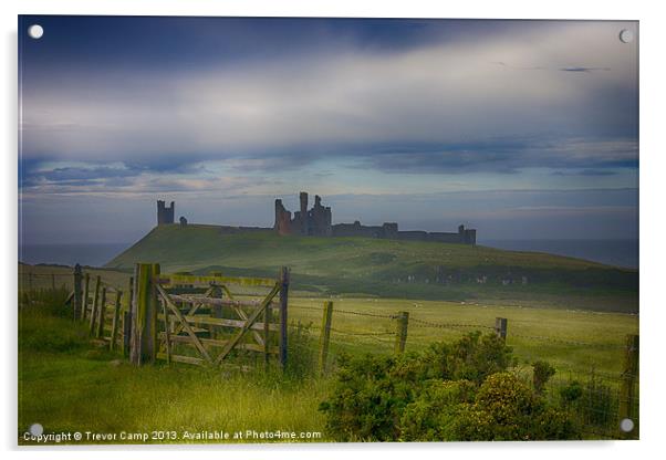 The Enchanting Ruins of Dunstanburgh Castle Acrylic by Trevor Camp