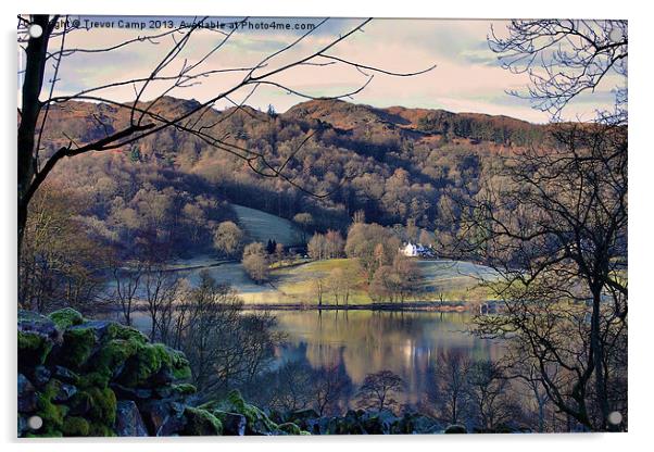 Grasmere Morning Frost Acrylic by Trevor Camp
