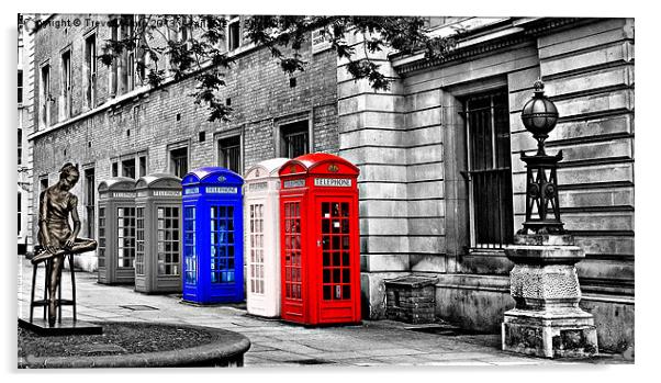 London, England Acrylic by Trevor Camp