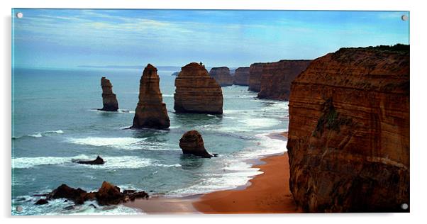 Great Ocean Road Australia Acrylic by David Worthington