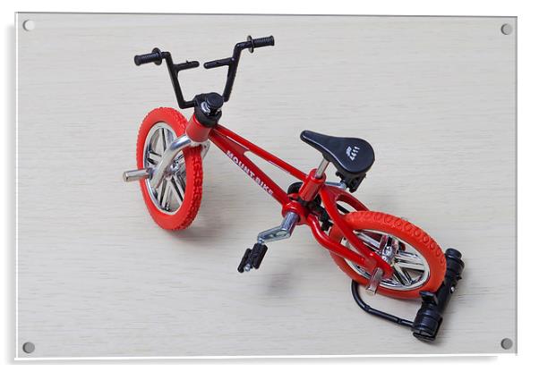 Tiny Bicycle Acrylic by Kat Arul