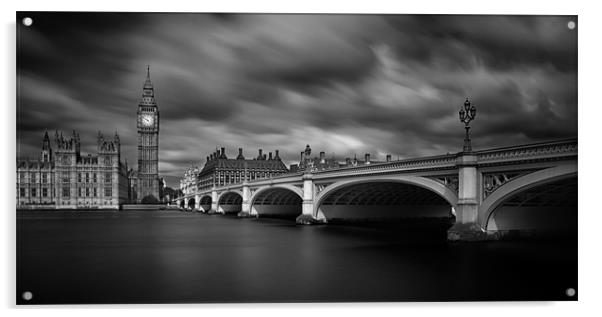 Storm Over London Acrylic by Jason Carter
