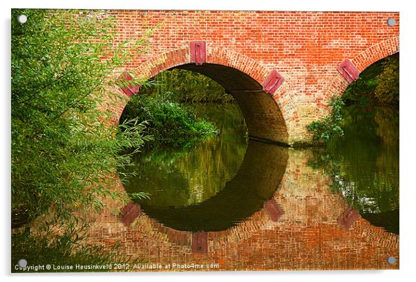 Sonning Bridge Acrylic by Louise Heusinkveld