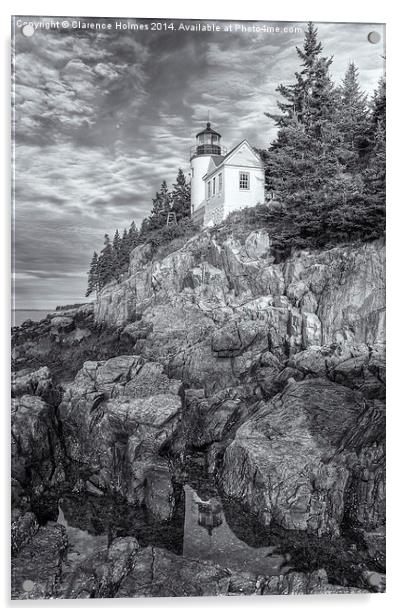 Bass Harbor Head Lighthouse IV Acrylic by Clarence Holmes